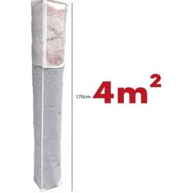 Resim MiraLive Pencereli Halı Hurcu Toz Geçirmez Sağlam Dayanıklı Hurç Organizer 6m² (4887) 