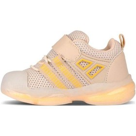 Resim Vicco Orante Ortopedik Unisex Bebek Bej Işıklı Sneaker Bej 
