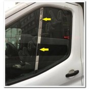 Resim CarEste FORD TRANSİT 2014 VE ÜZERİ MODELLER KROM CAM DİREK ÇITASI 2 PARÇA PASLANMAZ ÇELİK 