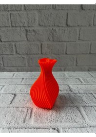 Resim Kalpli Vazo Turuncu Diğer 