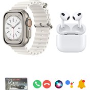 Resim BYRTECH T10 Watch Ultra 2 Akıllı Saat + 3. Nesil Bluetooth Kulaklık İkili Paket 