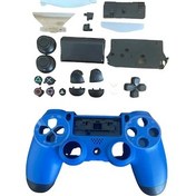 Resim Playstation 4 Uyumlu Kasa Joystick V1 Full Kasa Tuş Takımı Mavi 