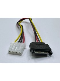Resim Keepro Erkek Sata Dişi Molex Sata Erkek Power Molex Dişi Kablo 30 cm Erkek Sata Power Dişi Molex Power Kablo 