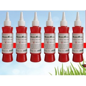 Resim Green Class Mürekkep Seti-Kırmızı 6X100 600 Ml 