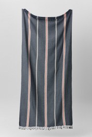 Resim Arinna Keten Peştemal - Lacivert / 90x170 cm 