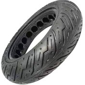 Resim Scooter Lastikleri, Scooter Lastik Petek Tasarımı, Otoyol Sırası Deseni, 10in Kauçuk Katı Lastik, Scooter Lastiği Değiştirme 