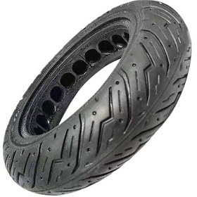 Resim Scooter Lastikleri, Scooter Lastik Petek Tasarımı, Otoyol Sırası Deseni, 10in Kauçuk Katı Lastik, Scooter Lastiği Değiştirme 