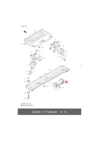 Resim Suzuki Grand Vitara 06-13 Şanzıman Alt Takozu Diğer Modeller 
