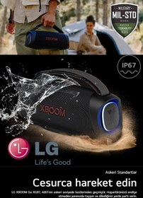 Resim LG Taşınabilir Bluetooth hoparlör, 15saat Pil+8'' woofer ,3'' tweeter Yüksek Ses 60W Sound Boost 