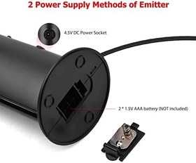 Resim Kablosuz kulaklık 5'i 1 Arada Çok Fonksiyonlu Kablosuz Kulaklık FM Hi-Fi Kablosuz Kulaklık Verici ve Alıcı Seti FM Radyo Bilgisayar TV Monitörü Kablosuz Kulaklık Kablolu Mikrofonlu Kulaklık TV 