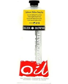 Resim Daler Rowney Yağlı Boya Graduate 618 Cadmium Yellow Deep 38 ML 