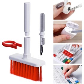 Resim Storemax Çok Amaçlı Kırmızı Hassas Fırça Başlıklı Bilgisayar Laptop Temizleme Fırçası 