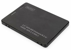 Resim Digitus DA-71118 M2 mSATA to 2.5 inch SATA Siyah Dönüştürücü Harddisk Kutusu 