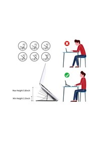 Resim Zore F1 Ayarlanabilir Tablet Laptop Standı Gümüş 