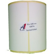 Resim A1 Etiket Termal Barkod - 70X100 Barkod Etiketi 500 Sarımlı 10 Ru 