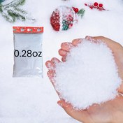 Resim Yapay Kar Süslemesi El Sanatları - Mikrofiber Sahte Kar Taneleri Dolgusu, Kış Partisi Dekorasyon Malzemeleri, 8G, Cadılar Bayramı, Noel 