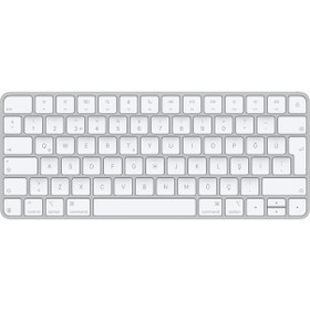 Resim Magic Keyboard: Bluetooth, Şarj Edilebilir. Mac, İpad Ve İphone İle Çalışır Türkçe Q Klavye, Gümüş Rengi Lightning 