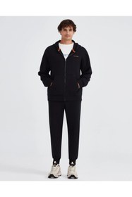 Resim Skechers M Essential Full Zip Hoodie S232439-001 Fermuarlı Kapüşonlu Erkek Sweatshirt 
