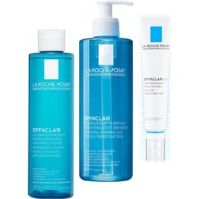 Resim La Roche Posay Effaclar K Krem + Effaclar Jel + Effaclar Tonik Set 