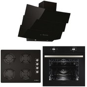 Resim Alveus Century 604 MFA 604 - GLS 640 - MOD W Siyah Ankastre Set 
