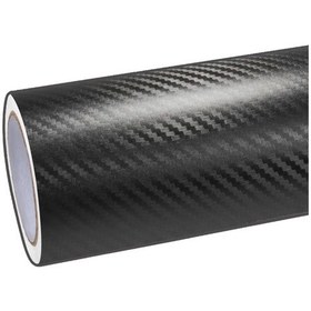 Resim Carbon Karbon Folyo Araç Kaplama - Trim - Direk - Tavan Kaplama Dekor Folyo 152cm X 100cm Sarı 