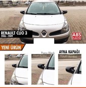 Resim e otomarket Renault Clio 3-mk3 Batman Yarasa Ayna Kapağı Piano Black 2006-2009 Arası 