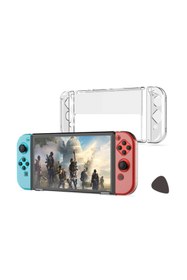 Resim CAFELE Nintendo Switch Oled Kristal Shell Pc Kılıf Tam Uyum-tns-1133/b 