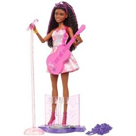 Resim Barbie Deluxe Pop Yıldızı Kariyer Bebek Oyun Seti HRG43 