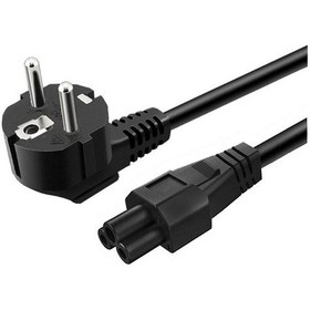 Resim Asus Notebook Adaptör Güç Kablosu 1.2 Mt Yonca Power Kablo Laptop Bilgisayar Kablosu Siyah 