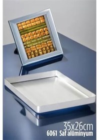 Resim Modacar Baklava Tepsisi Alüminyum 35x26 Cm 