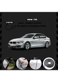 Resim Bmw F30 Oto Araç Kapı Koruma Fitili 5metre Parlak Siyah Renk 