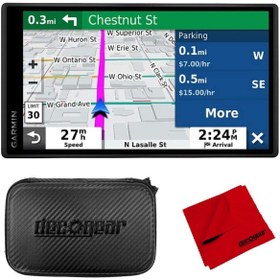 Resim Garmin DriveSmart 55 ve Traffic 5,5" Ekranlı GPS Navigatör, 7" EVA Kılıf Paketiyle 
