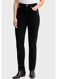 Resim Calvin Klein Bayan Kot Pantolon Lv047d843g Twm Siyah Siyah 
