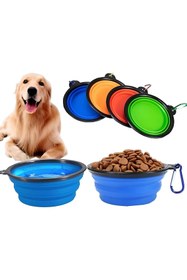 Resim Hype Store Orret Home Pratik Katlanabilir Taşınabilir Kedi Köpek Mama ve Su Kabı Evcil Hayvan Portatif Kase,Ako 