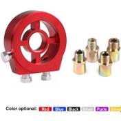 Resim Araç Modifikasyonu Yağ Sıcaklığı Ve Yağ Basınç Göstergesi Adaptörü Kırmızı 