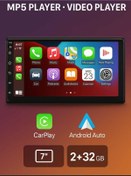 Resim shoptekno 7 Inç Carplay Li 2 Gb Ram 32 Gb Hafıza Android Dauble Oto Teyip Wi-fi Youtube Google 