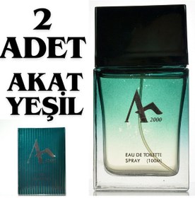 Resim Akat 2000 Yeşil Erkek Parfüm EDT 2 x 100 ML 