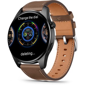 Resim Winex 2023 Watch HK4 Hero Amoled Ekran Android iOS HarmonyOS Uyumlu Siyah Akıllı Saat Winex