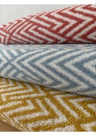 Resim İpliği Boyalı El/saç Havlusu-%100 Pamuk & Yumuşak & Çizgili Havlu Terra 