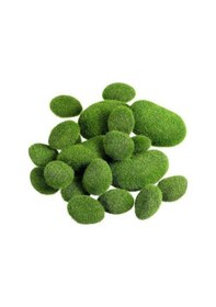 Resim Zcjb 3120 Yapay Yeşil Yosun-96 X Küçük Yosun Taşı 24 X Büyük Yosun Taş-yeşili -123335 