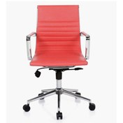 Resim Aykanoffice Aykan Ofis Riva Kırmızı Çalışma Koltuğu 