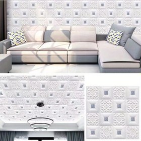Resim 70*70cm Kendinden Yapışkanlı 3D Tuğla Sticker DIY Köpük Duvar Kağıdı Çocuk Odası Mutfak Tavan Arka Plan Duvar Çıkartmaları 
