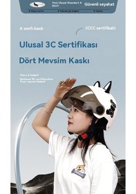 Resim Flybuy 3c Sertifikalı Elektrikli Motosiklet Kaskı, Dört Mevsim Kullanım, Mavi, Yetişkinler İçin Açık Mavi 