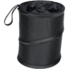 Resim Büro Ev Ofis Arabası İçin Araç İçi Katlanabilir Oto Çöp Torbası 