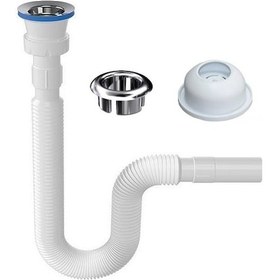 Resim Aksesuaros Lavabo Sifon Seti (Lavabo Sifonu+Lavabo Yüzüğü+Adaptör 