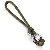 Resim Supretu Supretu Erkekler Viking Anahtarlık - Spartan Savaşçı Aksesuarı, El Yapımı Halat Bıçak Ve Araba Anahtarlığı Black 13 Cm 