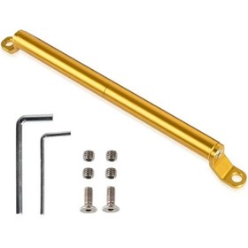 Resim Motosiklet Gidon Dengeleyici Bar Ayarlanabilir Uzunluk Sarı 