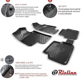 Resim Rizline Opel Corsa D 2006-2014 Arası 3D Havuzlu Paspas 