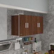 Resim Kenzlife hazır mutfak merta cvz 060x120x32 mutfak dolabı kapaklı raflı 