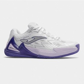 Resim Joma Topls2602om Open Lady Toprak Kort Tenis & Padel Kadın Ayakkabısı - Beyaz/mor 